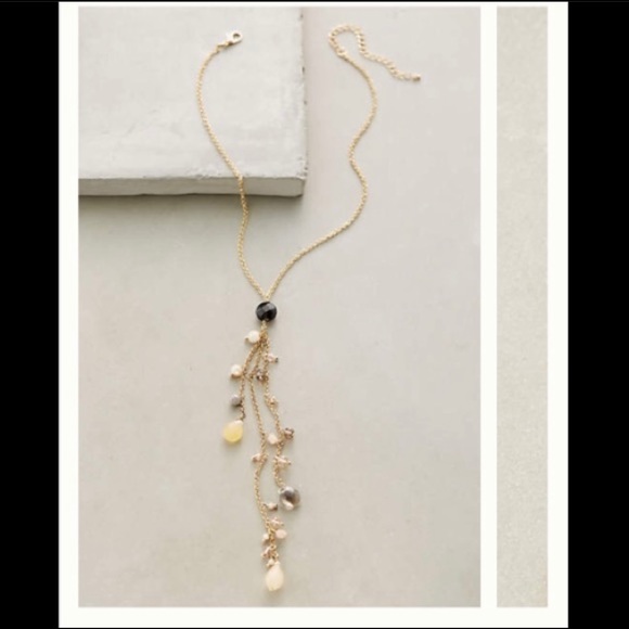 Anthropologie cascading strands necklace